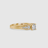 Amborsial Diamond Ring Yellow gold