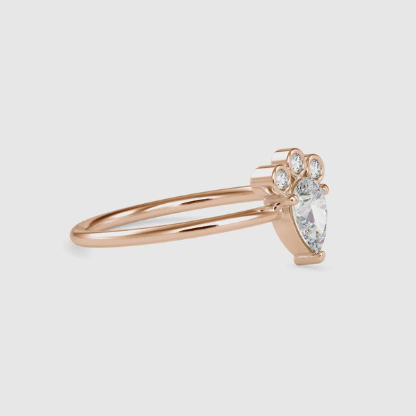 Celeborn Delicate Diamond Ring Rose Gold