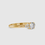 Deific Coronet Diamond Ring Yellow gold