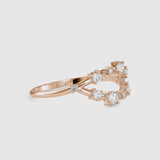 Haniwa Delicate Diamond Ring Rose gold