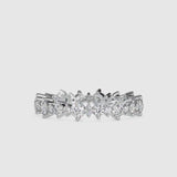 Girdle Stone Diamond Ring White gold