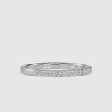 Pave Circulate Diamond Ring Platinum