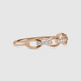 Goblin Crown Diamond Ring Rose Gold