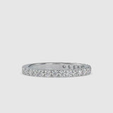 Globular Diamond Ring White gold