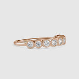 Gauzy Stone Diamond Ring Rose Gold