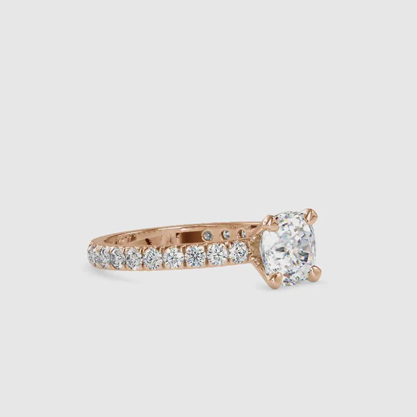 Phillia Diamond Engagement Ring Rose gold