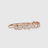 Maziken Delicate Diamond Ring Rose gold