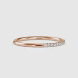 Egewane Diamond Stone Ring Rose gold