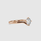 Deific Stone Diamond Ring Rose gold