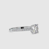 Diamond Prong Circlet Ring White gold