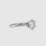 Oligarch Solitaire Diamond Ring Platinum