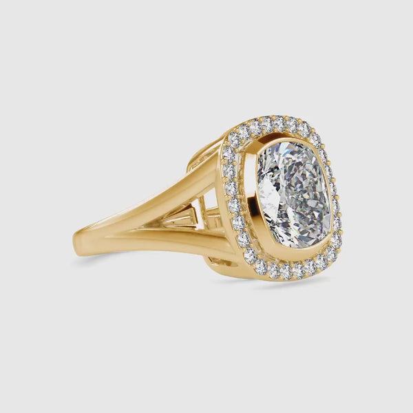 Atavistic Engagement Diamond Ring Yellow gold