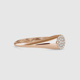 Gendry Diamond Stone Ring Rose gold