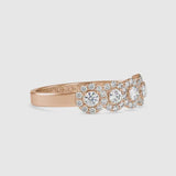 Superion Round Diamond Ring Rose gold