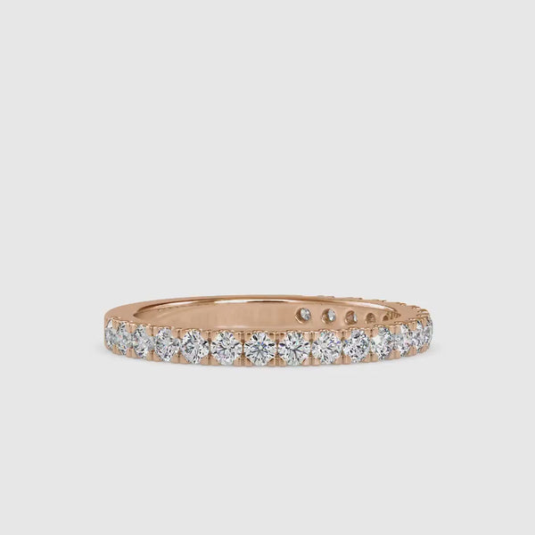 Globular Diamond Ring Rose gold