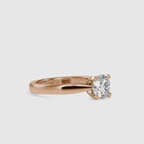 Ceres Round Diamond Ring Rose gold