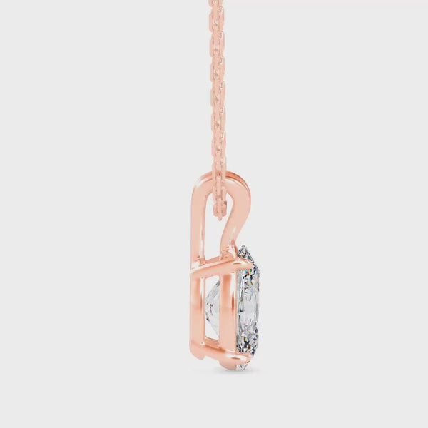 Enchanted Eclipses Solitaire Pendant Rose Gold