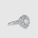 Mighty Stone Diamond Ring Platinum