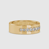 Plenary Diamond Stone Ring Yellow gold