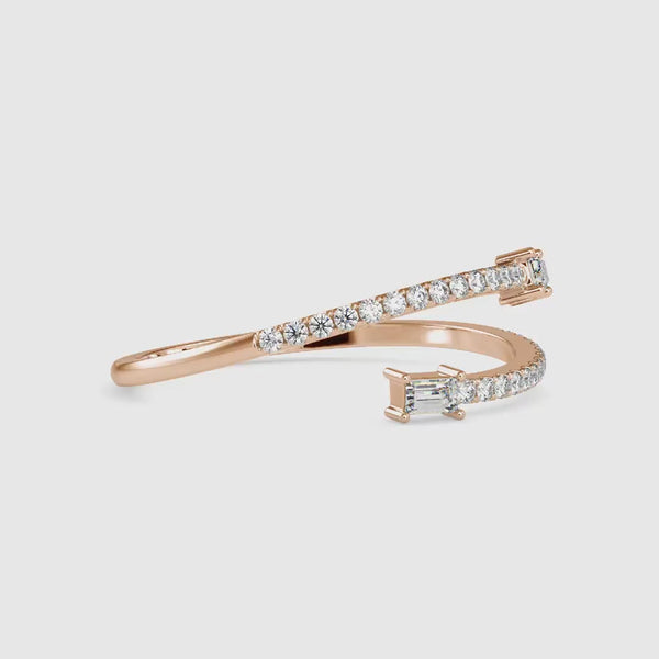 Erin Stone Diamond Ring Rose gold