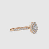 Vigorous Diamond Stone Ring Rose gold