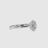 Bloom Diamond Stone Engagement Ring Platinum