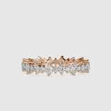 Girdle Stone Diamond Ring Rose gold