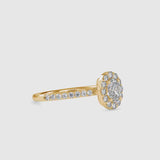 Vigorous Diamond Stone Ring Yellow gold