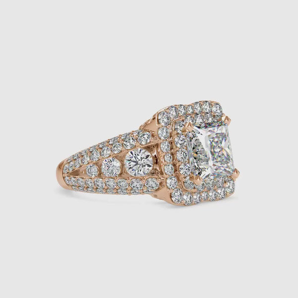Atlantis Royal Diamond Ring Rose gold